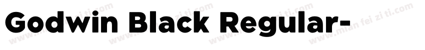 Godwin Black Regular字体转换